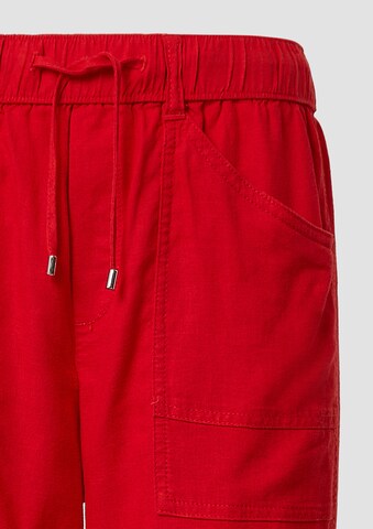 Effilé Pantalon s.Oliver en rouge
