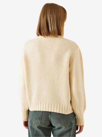 Bianco Lucci Gebreid vest in Beige