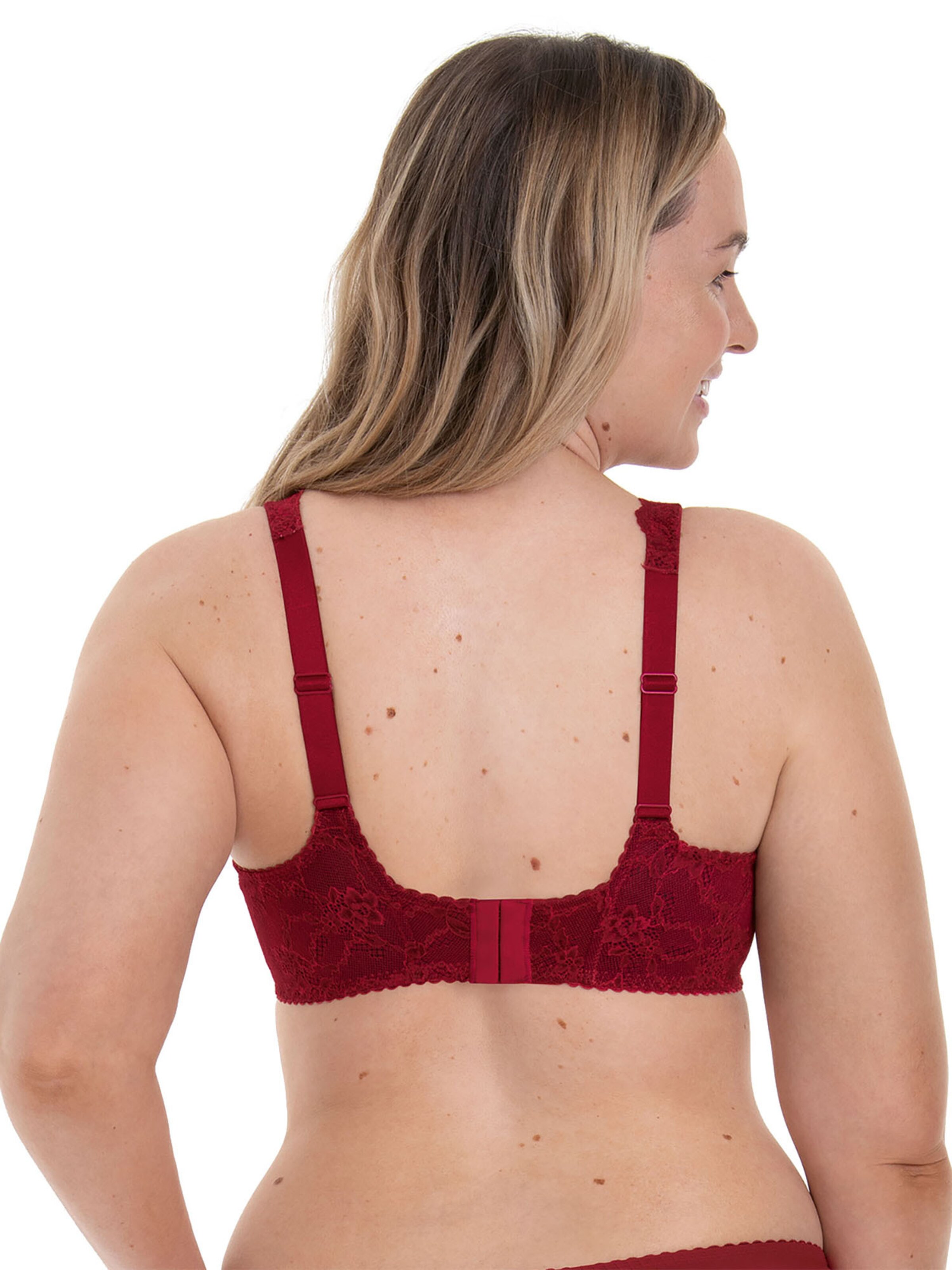 ANITA Minimiser Bra 'Bobette' in Red