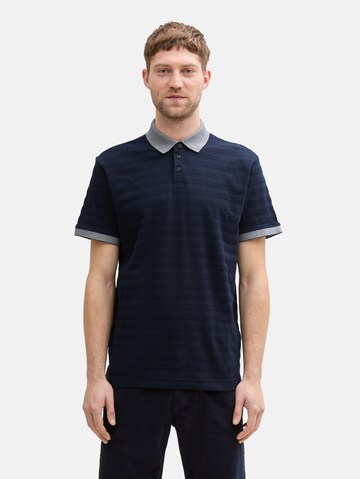 T-Shirt TOM TAILOR en bleu : devant