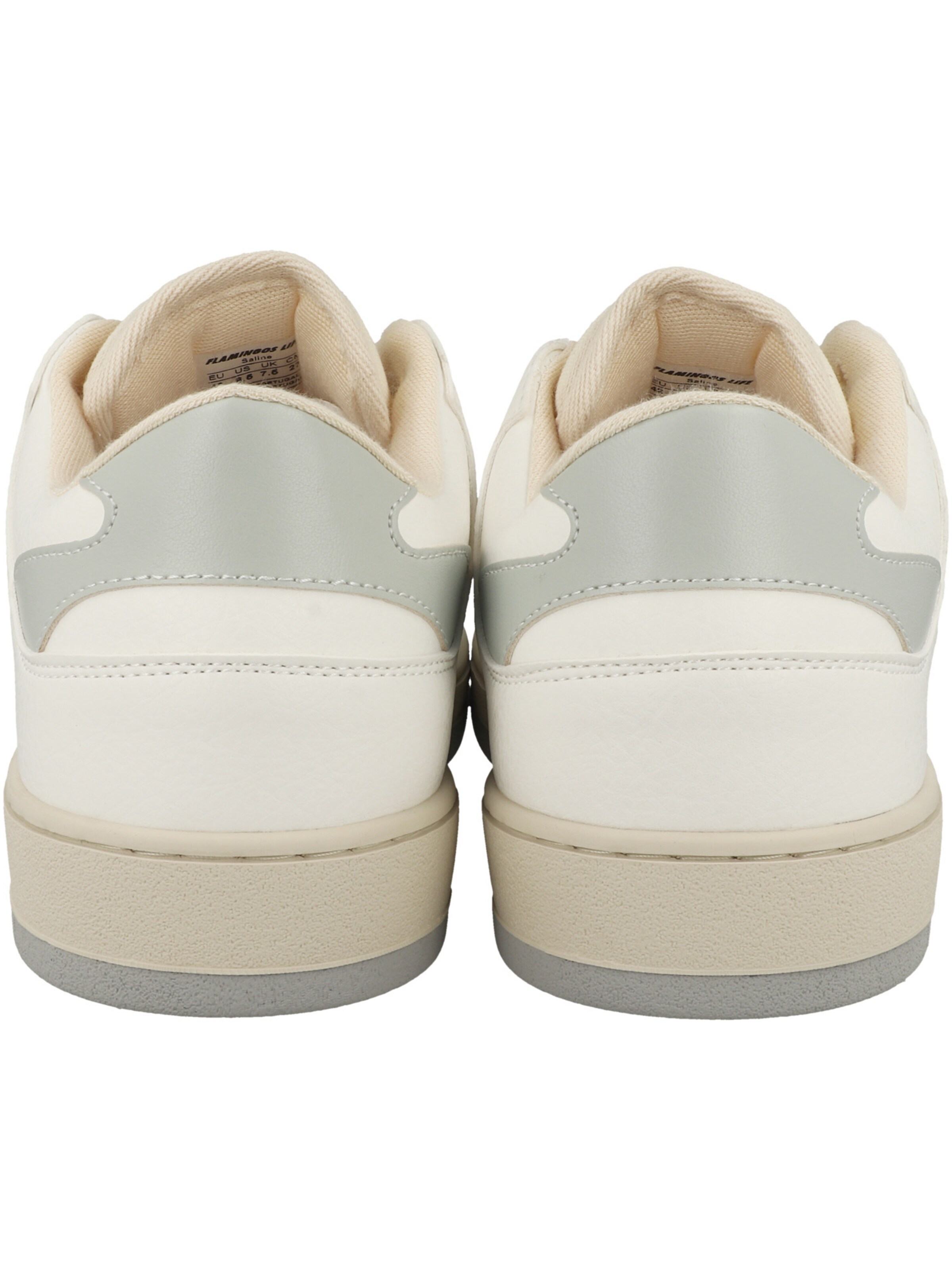 Baskets basses 'Saline' Flamingos Life en blanc