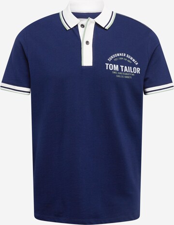TOM TAILOR Poloshirt in Blau: predná strana