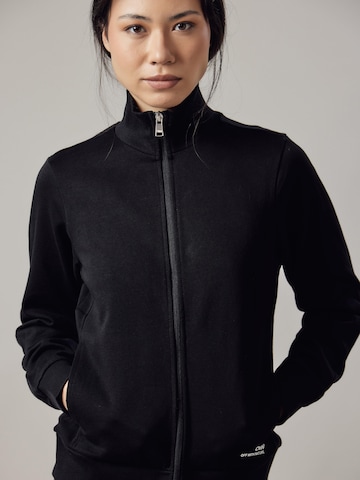 Felpa 'Felpa con Zip' di OWN Off With Nature in nero: frontale