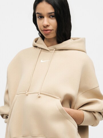 Nike Sportswear Collegepaita 'Phoenix Fleece' värissä beige