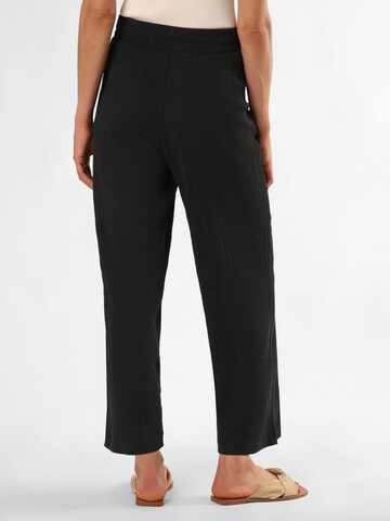OPUS Slim fit Pleat-Front Pants 'Meltiko' in Black