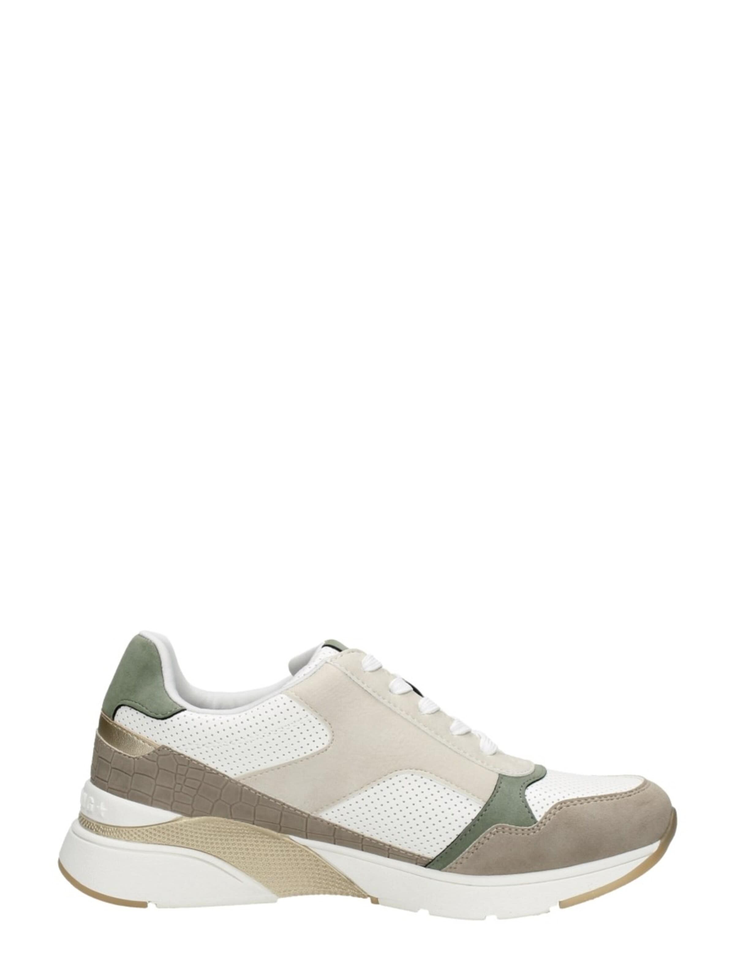 MUSTANG Veterschoen 'Veterschoenen Laag' in Beige