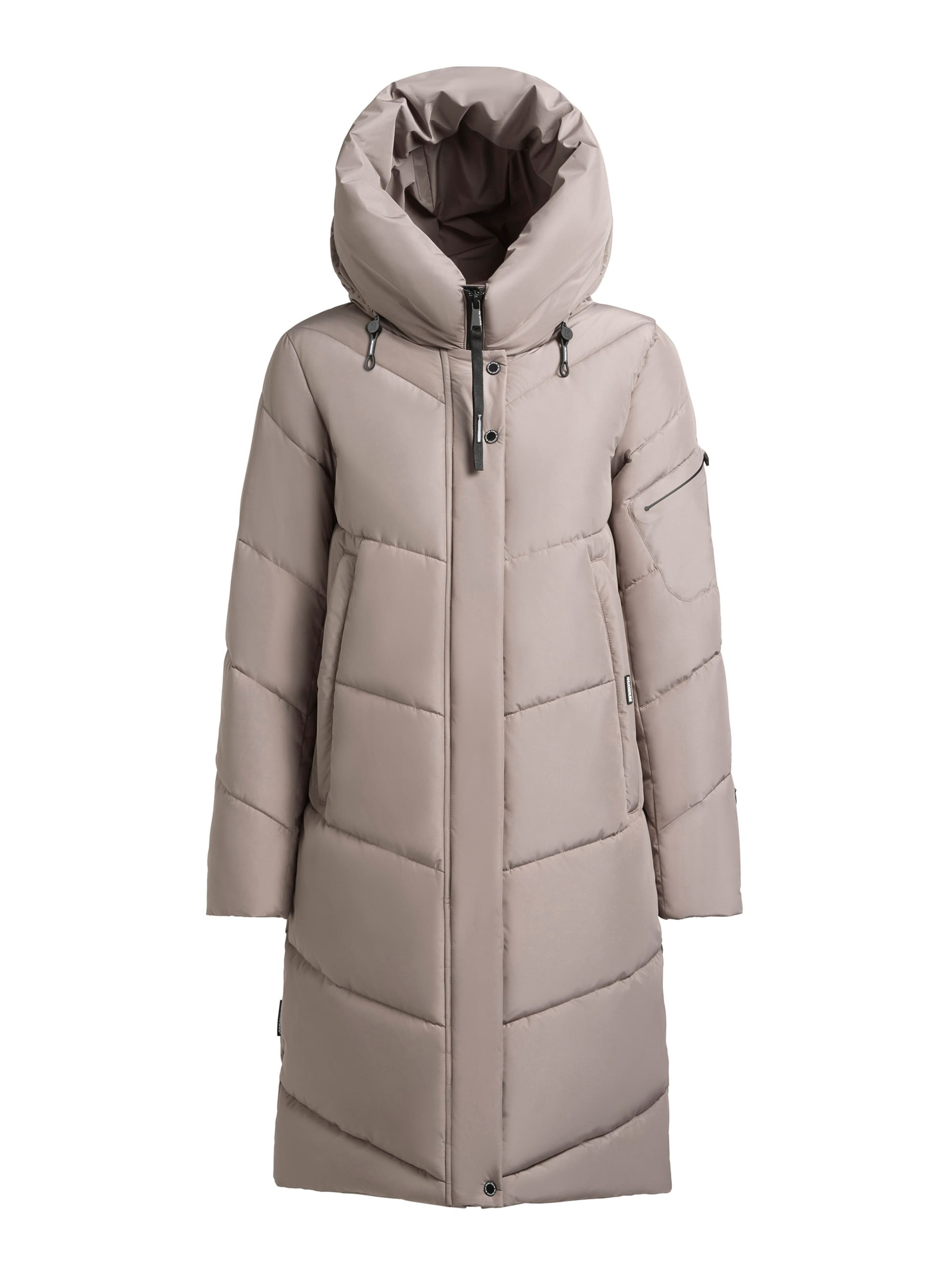 khujo Mantel  'Jange2' in Beige: Vorderseite