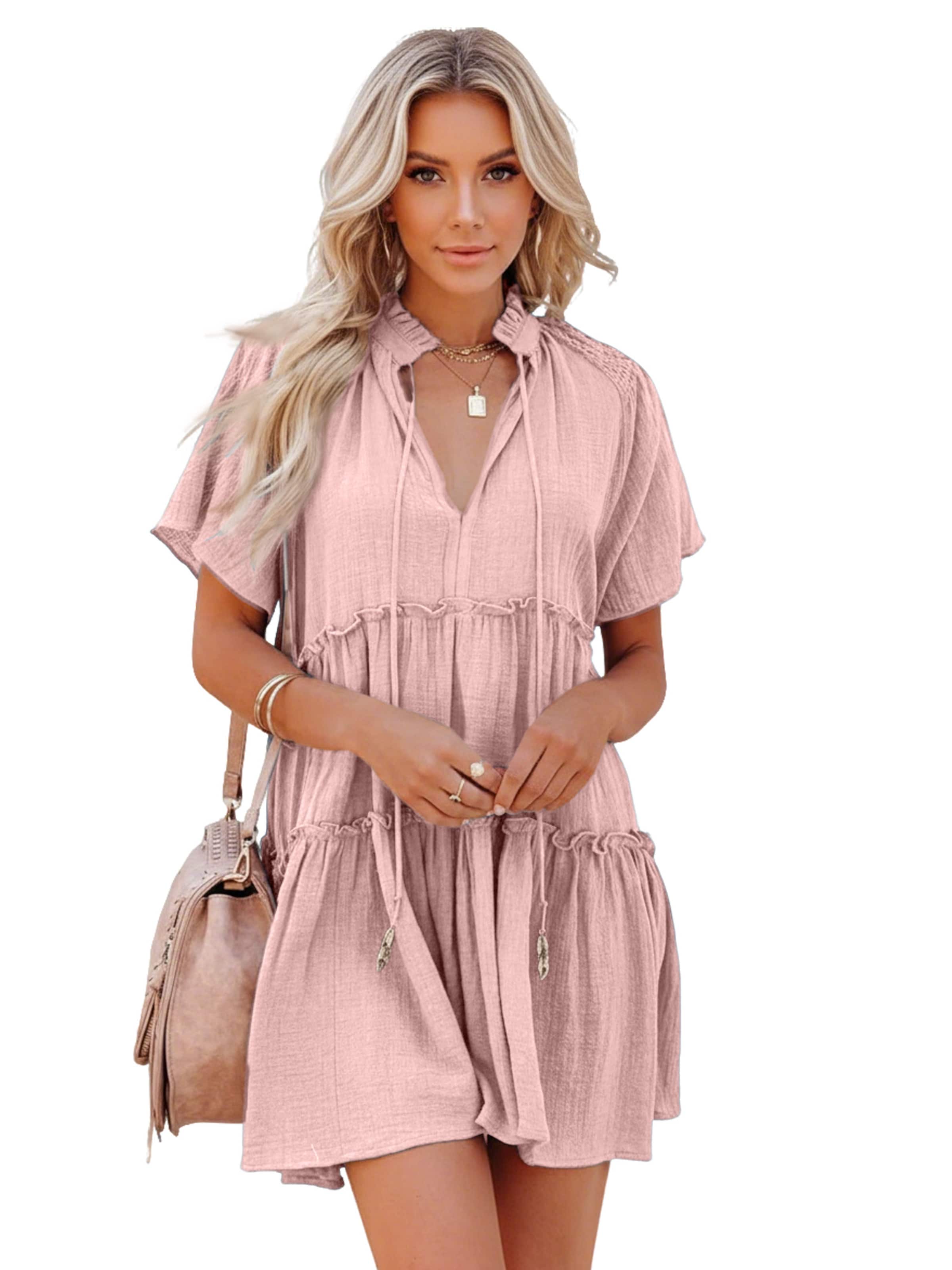 Imily Bela Kleid in Pink: Vorderseite