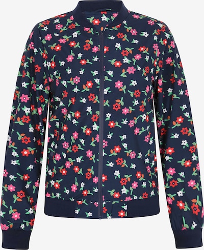 Sidona Välikausitakki värissä tummansininen / vaaleanvihreä / vaaleanpunainen / valkoinen, Tuotenäkymä