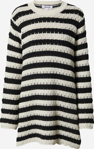 Rochie tricotat 'Colette' de la EDITED pe negru: față