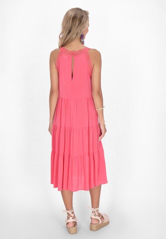IZIA Kleid 'Boho' in Pink