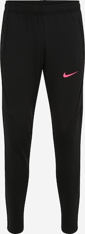 NIKE Slimfit Sportovní kalhoty – černá: přední strana