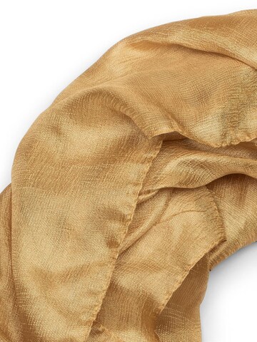 styleBREAKER Schlauchschal 'Seidiger Einfarbiger Loop'‌ in Gold