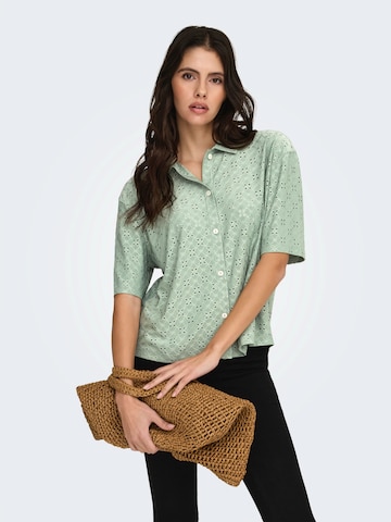 JDY Blúz 'JDYCATHINKA' - zöld: elől