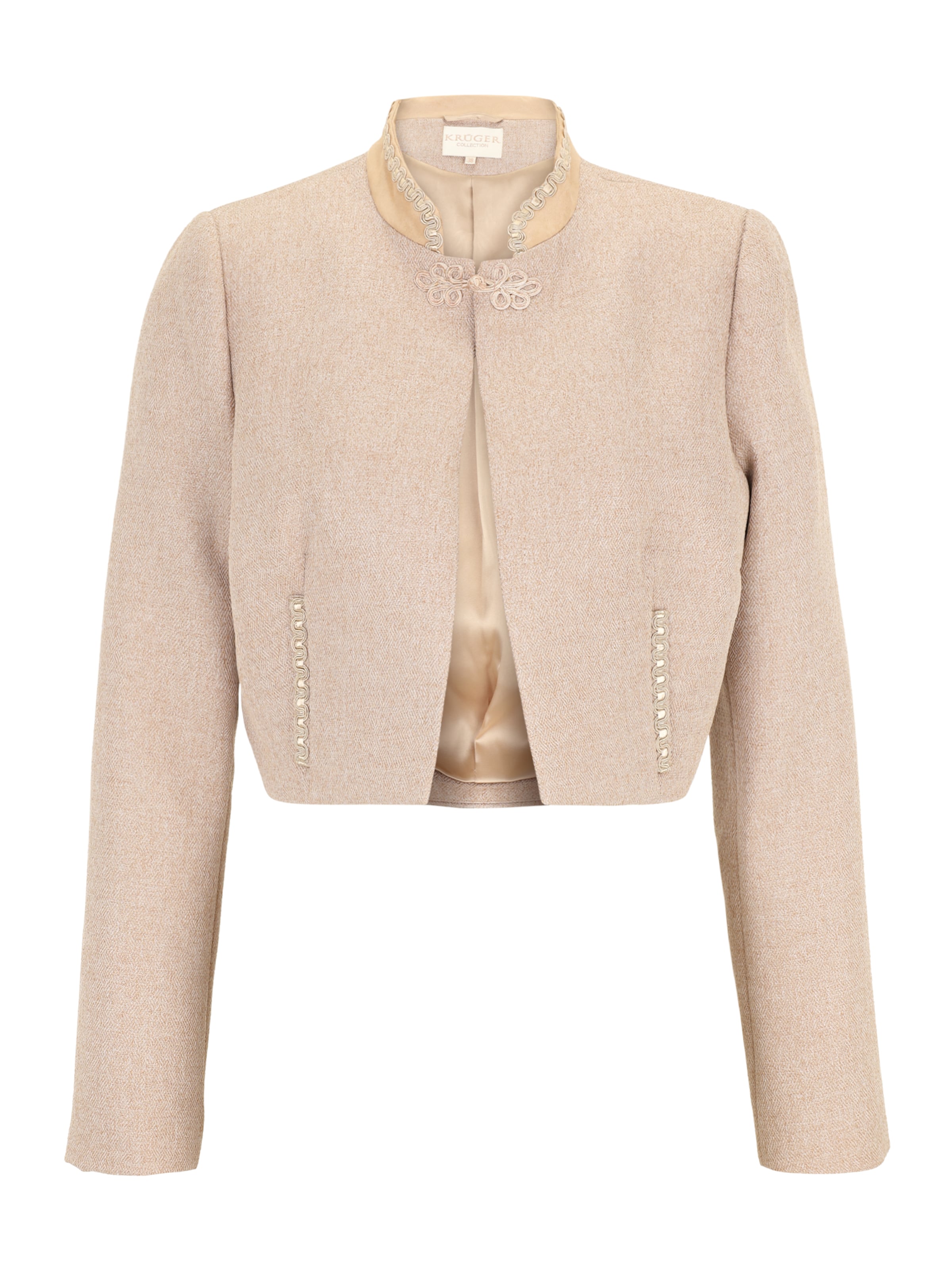 Krüger Madl Μπλούζα τοπικής ενδυμασίας 'Letice' σε μπεζ: μπροστά