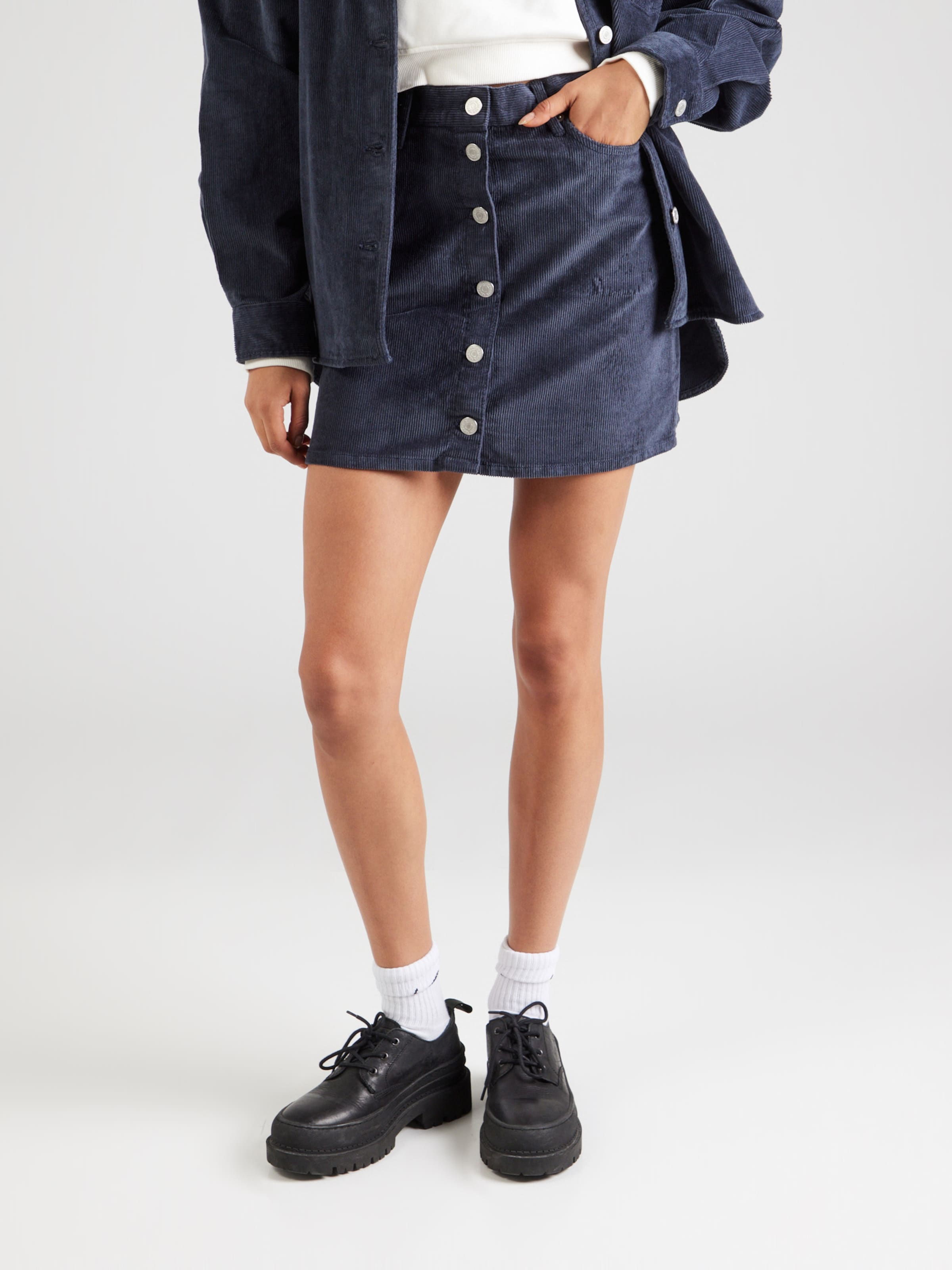 Button through mom skirt online