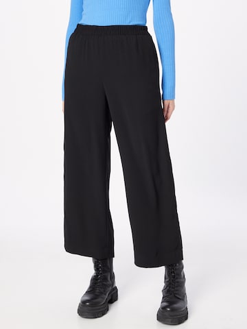 Wide Leg Pantalon 'Bella' Lindex en noir : devant