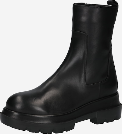 Botine SHABBIES AMSTERDAM pe negru, Vizualizare produs