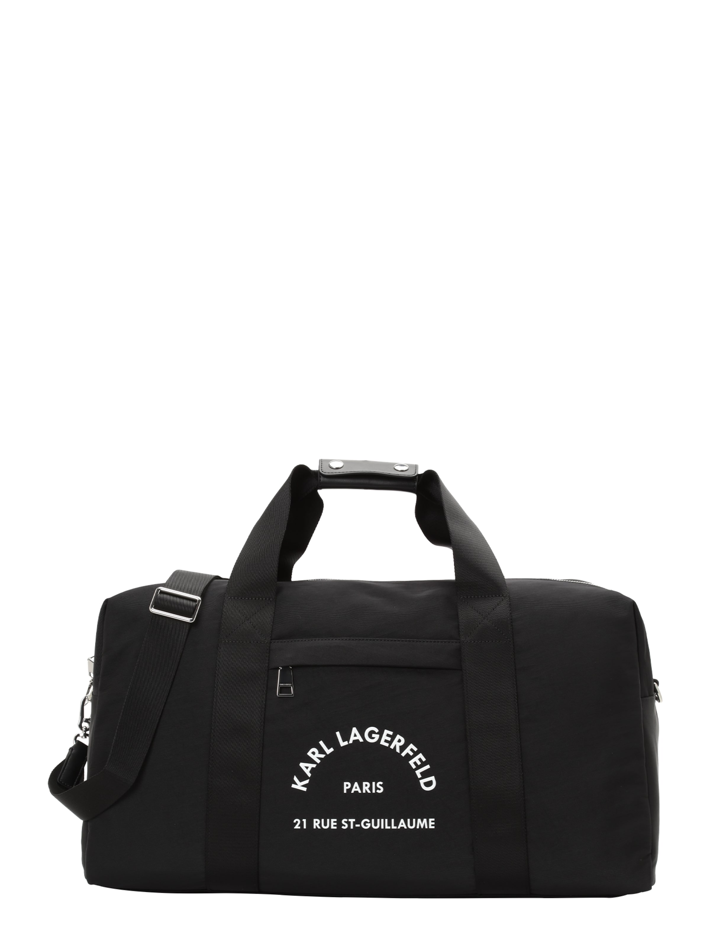 Karl Lagerfeld Weekender 'Rue St-Guillaume' in Schwarz: Vorderseite