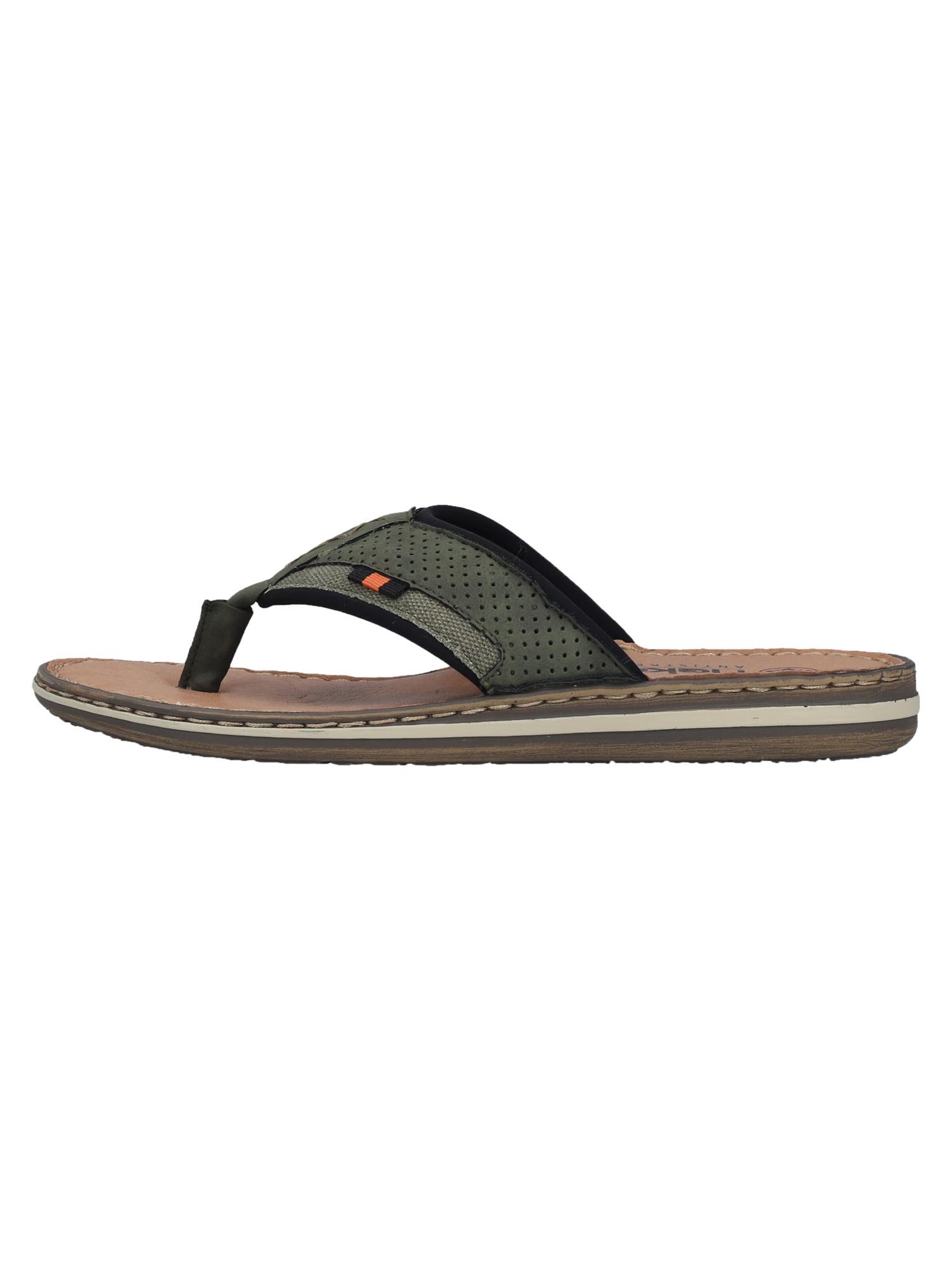 Rieker Teenslippers 'Comfort' in 41/Regular in de kleur Groen, Productweergave
