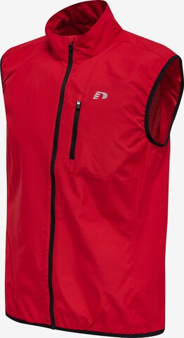 Newline Sportbodywarmer in Rood: voorkant