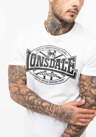 LONSDALE Shirt in Schwarz