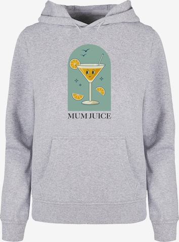 ABSOLUTE CULT Sweatshirt 'Mother's Day - Mum Juice' in Grau: predná strana