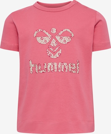 Hummel Shirt in Roze: voorkant