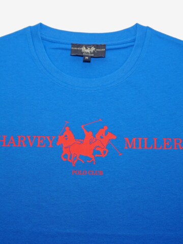 HARVEY MILLER Shirt 'Basic' in Blauw