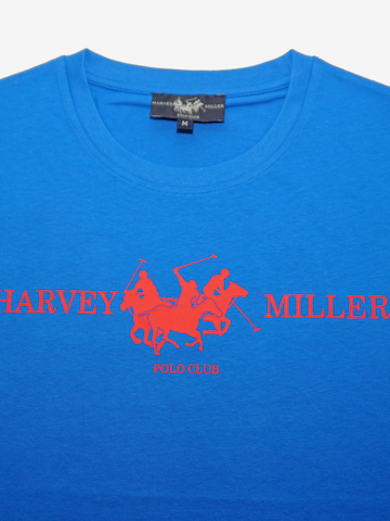 T-Shirt 'Basic' HARVEY MILLER en bleu