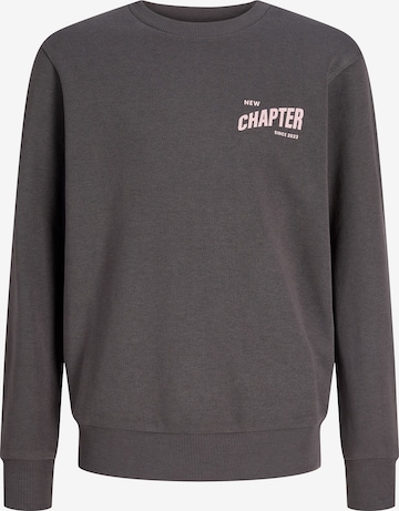JJ Rebel Sweatshirt 'JREBELIJAH' in Grey: front