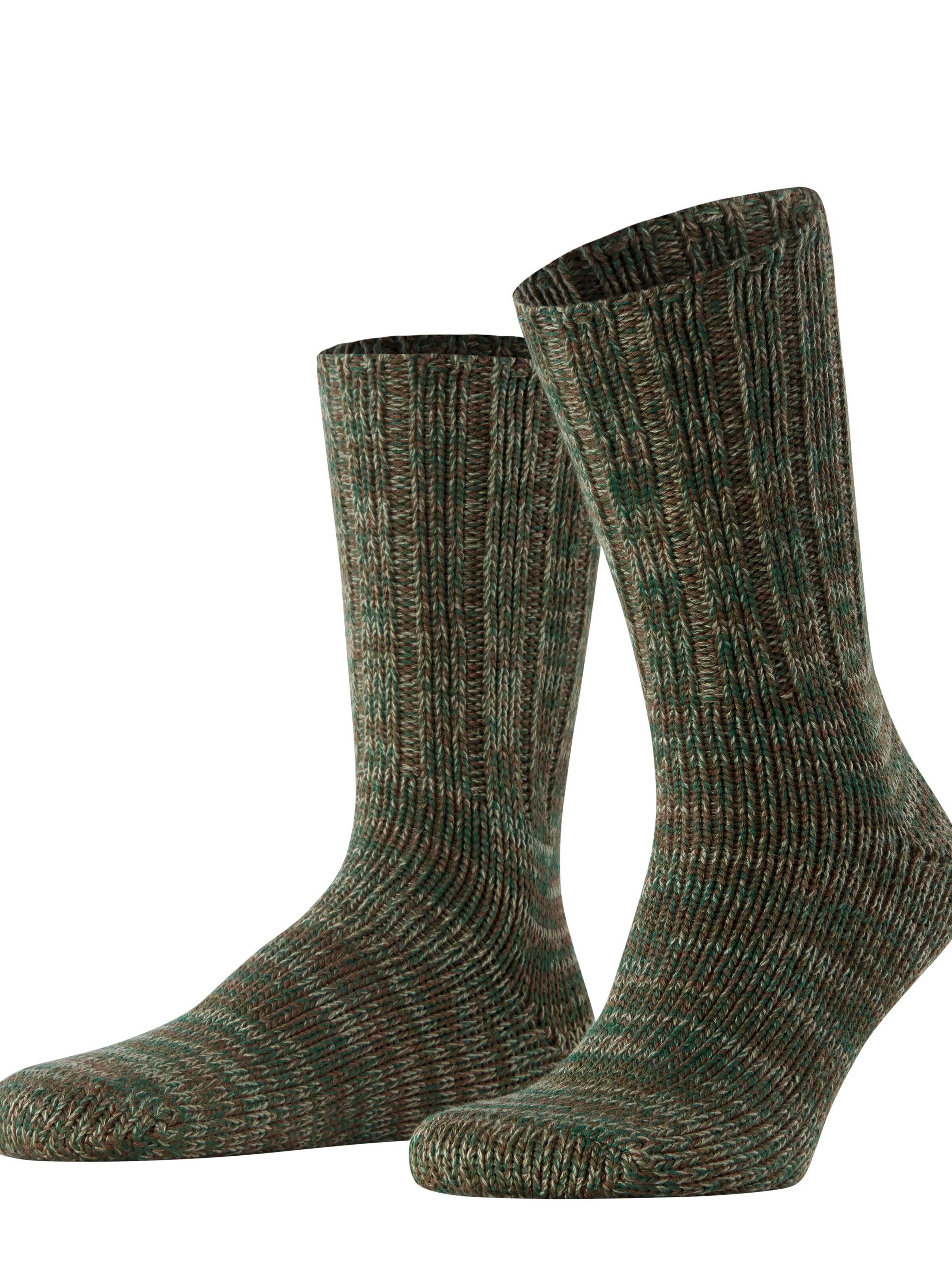 FALKE Socks 'Brooklyn' in Brown: front
