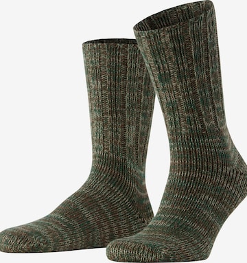 FALKE Socks 'Brooklyn' in Brown: front