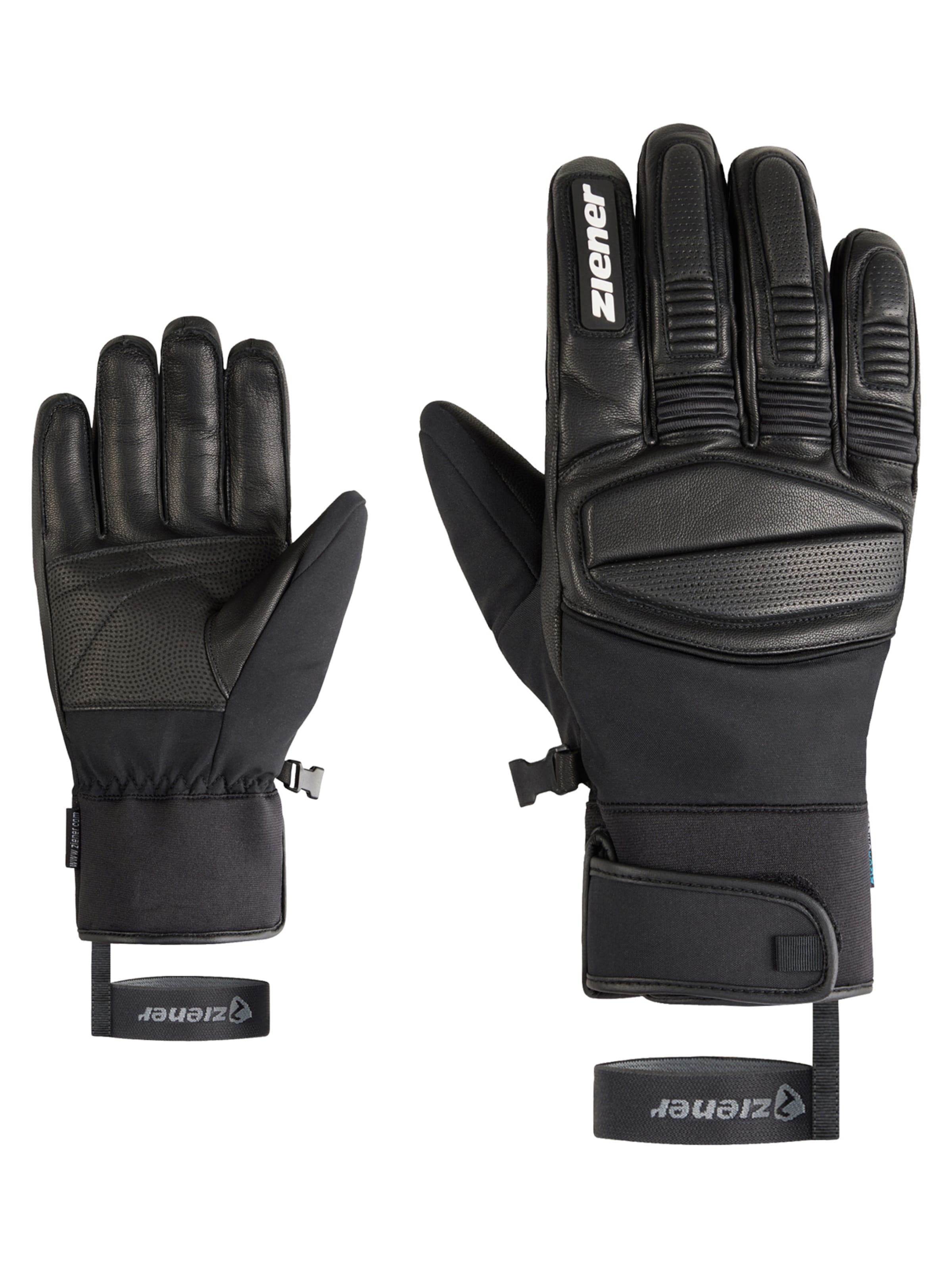 ZIENER Athletic Gloves 'Gomin' in Black: front