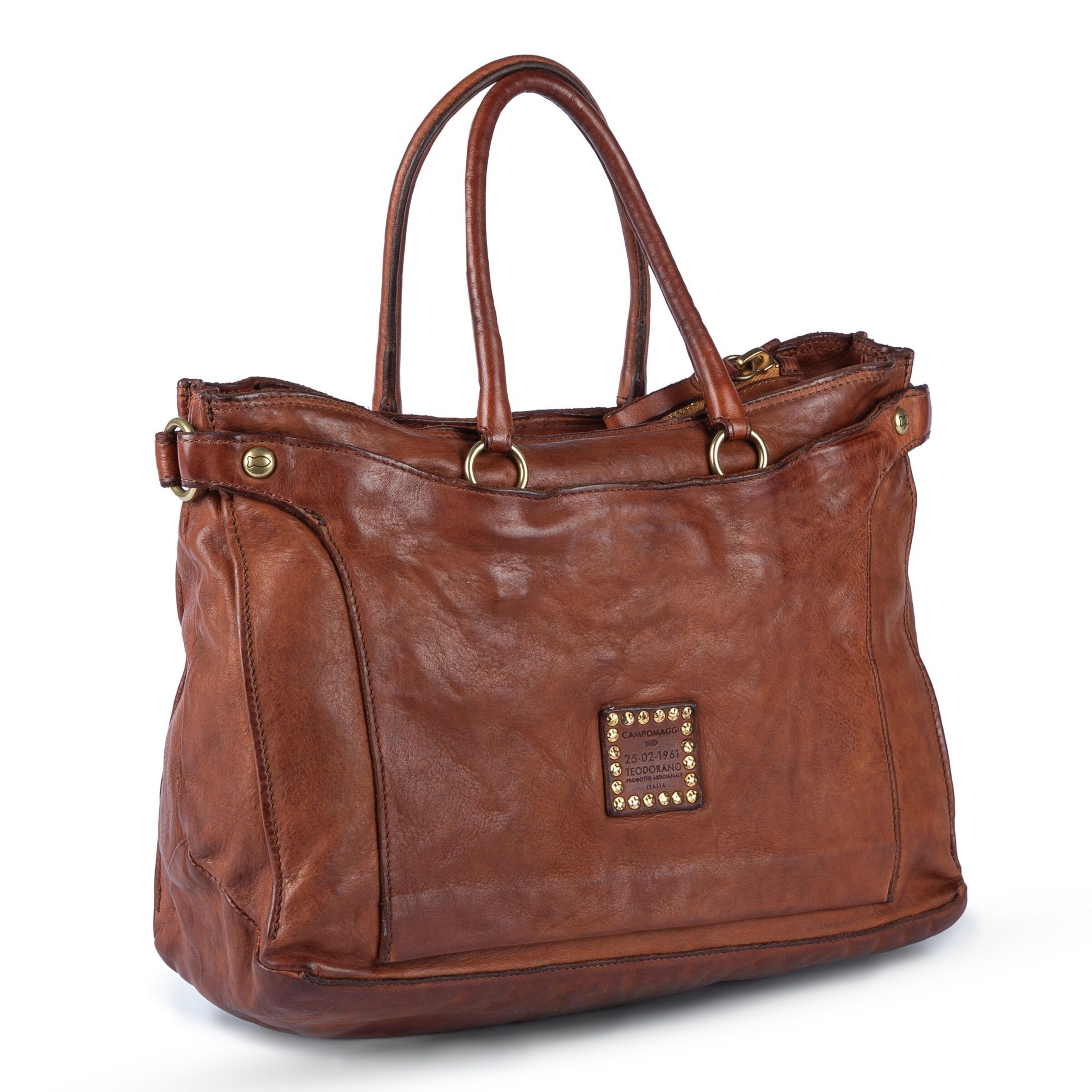 Campomaggi Handtas 'Mogano' in Bruin