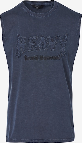 KOROSHI Paita värissä sininen: etupuoli