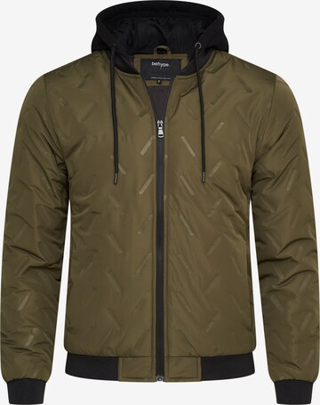 behype Between-Season Jacket 'BHMUS' in Green: front