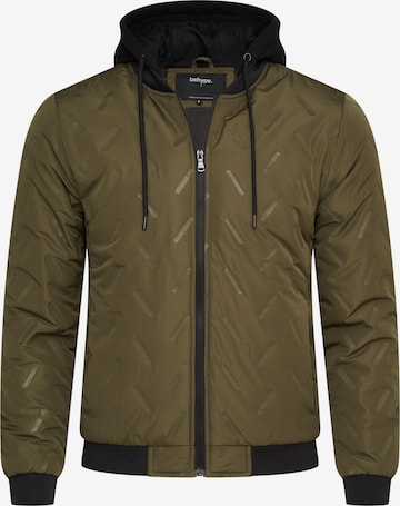 behype Between-Season Jacket 'BHMUS' in Green: front