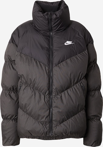 Nike Sportswear - Chaqueta de entretiempo en negro: frente