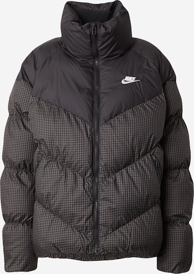 Nike Sportswear Jacke in schwarz / weiß, Produktansicht