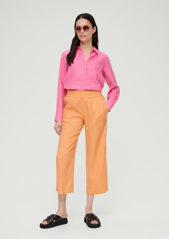 s.Oliver Loose fit Pants in Orange