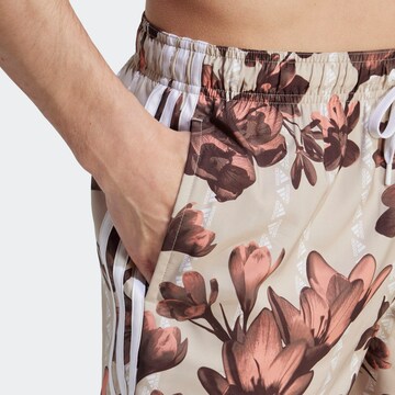 ADIDAS SPORTSWEAR Boardshorts 'Floral Clx Short-' in Beige