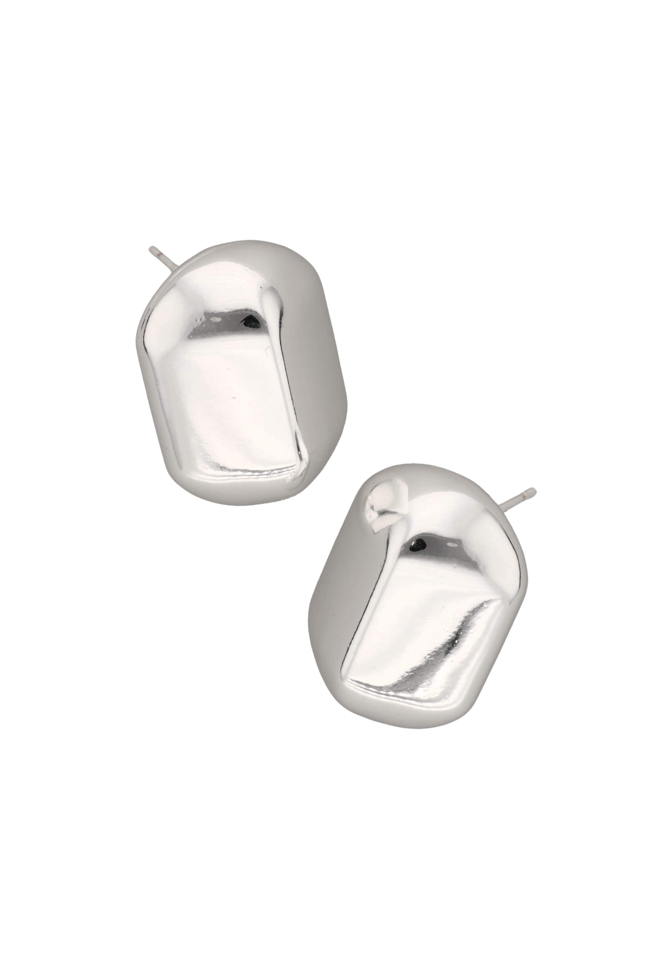 myMo ROCKS - Pendientes en plata: frente