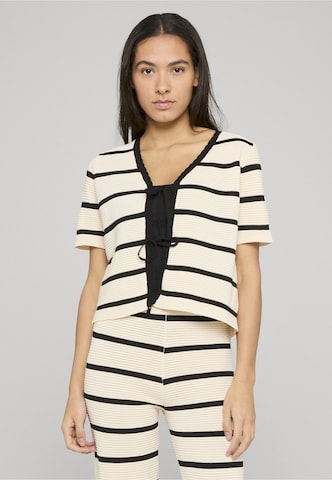 Urban Classics Strickjacke in Beige: Vorderseite