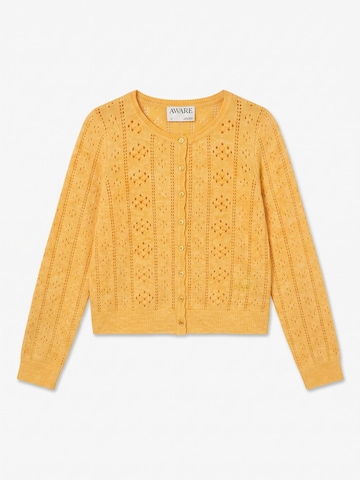 Cardigan 'AWRie' VERO MODA en jaune
