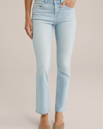 Skinny Jean WE Fashion en bleu : devant