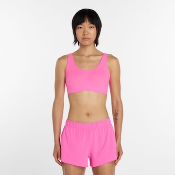 Bustier Soutien-gorge de sport new balance en rose : devant