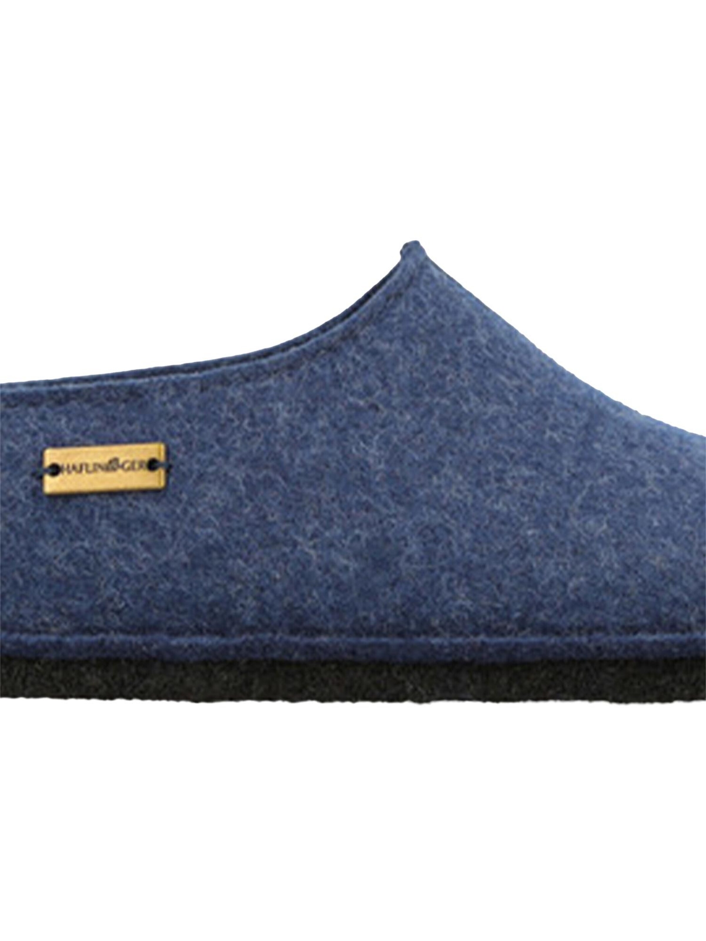 HAFLINGER Slippers 'Flair Smily' in Blue