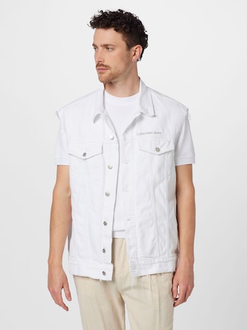 Calvin Klein Jeans Vest in White: front