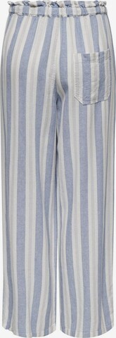 ONLY Wide leg Broek 'Caro' in Blauw